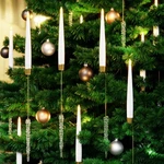 Christmas Tree Candles With Remote, 12 Pack Battery Operated Candle.... Fixed Price $38.77.