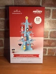 Hallmark Disney Mickey 12 Day Countdown Calendar Mini Ornaments. Fixed Price $20.00.