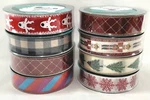 Member's Mark Premium Wired Ribbon 50 Yards Roll 1.5 In Width Holidays New. Fixed Price $17.50.