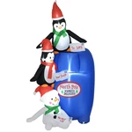 Homcom 6FT Christmas Inflatables Outdoor Decorations North Pole Mailbox With Pen. Fixed Price $81.36.