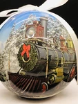 Steam Train Twinkling Treasures 3D Blinking Christmas Ornament Shatterproof Gift. Fixed Price $12.99.