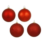 Vickerman 6" Red Finish Ball Asst 4/BAG. Fixed Price $40.24.