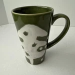 Pier Green Handpainted Christmas Tree Holiday Tall Coffee Mug Cup. Fixed Price $19.99.