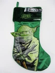 Star Wars Yoda Official Holiday Stocking 18" Green Xmas Decoration Target. Fixed Price $5.18.