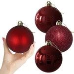 Maroon 4" Large Christmas Balls - Shatterproof Tree Ornaments Decorati. Fixed Price $37.45.