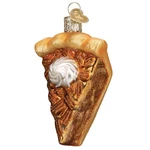 Old World Christmas Piece Of Pecan Glass Ornament Bauble. Fixed Price $13.99.