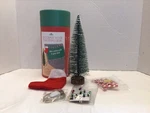 Christmas Tree Desk Decorate Kit Bottlebrush Fairy Lights Ornaments Garland New. Fixed Price $19.99.