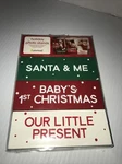 Pearhead Photo Stands Set Of 3 Newborn Baby's 1ST Christmas Holiday Blocks. Fixed Price $10.00.