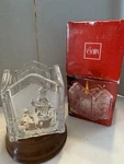 Mikasa Three Kings Crystal Sculpture Evita Germany Christmas Nativity W Box. Fixed Price $19.95.