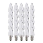 Aurio Lighting C9 Led Christmas Retrofit Lights E17 Base 25 Pack. Fixed Price $16.99.