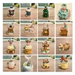 Enesco Christmas Miniature Figurines Holiday Village Houses & Trees. Fixed Price $12.75.