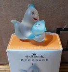 Frightfully Cute! Hallmark Mini Keepsake Christmas Ornament 2010 Box Ghosts. Fixed Price $25.00.