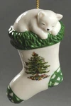 Spode Christmas Tree Ornaments Kitten Stocking - Boxed 4030140. Fixed Price $12.00.