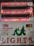 Holiday Christmas Seasonal Decor 100 Miniature Light Set Nib -1 Box. Fixed Price $17.50.
