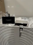 Pottery Barn Simple Metal Stocking Holder Silver Tone Christmas Heavy - Set Of 2. Fixed Price $60.00.