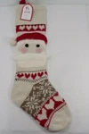 Pottery Barn Kids Santa Face Classic Fair Isle Christmas Stocking 27" #9104. Fixed Price $72.92.