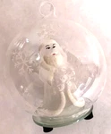 Christmas Glass Hanging Lighted Ornament Ball Santa Snowflake Holiday Home Decor. Fixed Price $9.74.