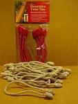 23 Used/new Holiday Decorative Twist Ties Hang Garland-lights, Etc. 16" Red Gold. Fixed Price $13.35.