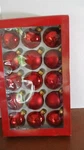 Holiday Home Set Of 15 Red Shiny & Satin 2" Glass Ball Christmas Ornaments. Fixed Price $24.00.