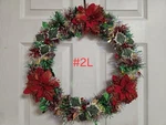 Christmas Wreaths Elegant Unique Handmade Door Wall Window Centerpiece Gift. Fixed Price $29.99.