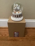 Roman Gingerbread Village Musical Glitterdome Water Globe Deck The Halls Nib. Fixed Price $42.00.