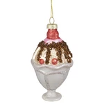 Northlight 4.5-INCH Chocolate Ice Cream Sundae Glass Christmas Ornament. Fixed Price $14.49.