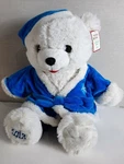 2013 Dan Dee Christmas Snowflake Teddy Bear White Boy 20" Blue Outfit Nwt. Fixed Price $49.99.