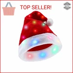 Syhood Christmas Hat With Led Lights Santa Plush Faux Fur Xmas Holiday. Fixed Price $21.04.