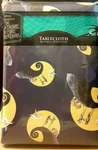 Disney The Nightmare Before Christmas Black Tablecloth 60 X 84 Inch Nib. Fixed Price $15.00.