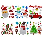Christmas Gel Window CLINGS,6 Pieces Set, Holiday Decorative Stickers With Sa.... Fixed Price $23.40.
