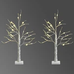 Costway Set Of Pre-lit White Twig Birch Tree Battery Powered 2FT For Christmas. Fixed Price $34.99.