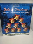 Mr. Christmas Bells Of 10 Lighted Musical Brass Play 15 Carols. Fixed Price $32.00.