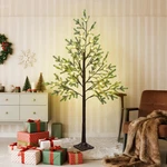 5 Ft Christmas With Lights, Pre-lit Artificial Xmas Trees Small Green. Fixed Price $81.36.