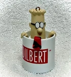 Dilbert Cup O'caffeine Ornament- Carlton Cards Little Heirloom Treasures. Fixed Price $12.49.