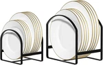2 Pack Kitchen Plate Holder Organizer For Cabinet Space Saver Dinner Stora. Fixed Price $23.19.