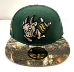 Hartford Yard Goats Milb Real Tree Camo Fitted Hat Pine Green. Fixed Price $29.99.