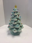 Mr Christmas Nostalgic Tree Sea Foam 16 Ceramic New Original Box. Fixed Price $49.99.