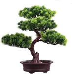 Artificial Bonsai Pine Tree, 11INCH Faux Potted Plant Desk Display Fake. Fixed Price $27.60.