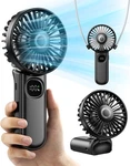 Ple Portable Led Fan, 3000MAH Battery Operated, 1 Handheld/ne/desk. Fixed Price $12.99.