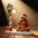 Christmas Gingerbread Man Figurines Indoor Home Winter Table Centerpiece Gift. Fixed Price $26.70.