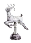 Melrose 17" Silver Snow Covered Prancing Reindeer Christmas Table Decor. Fixed Price $90.49.