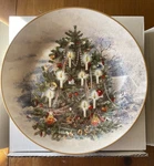 Pottery Barn Nostalgic Tree Dinner Plate Set Of 4 Christmas Holiday New Box. Fixed Price $149.99.
