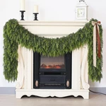 9FT Realistic Cedar Garland - 2PCS Faux Pine For Holiday Decor Indoors & Outdoor. Fixed Price $183.99.
