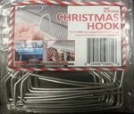 Christmas Hook - Light Hanger For Gutters With Mesh Leaf Guard Metal 25 Count. Fixed Price $11.95.