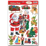 Beistle Santa Workshop Window Clings - Christmas/winter Party Supply. Fixed Price $10.07.