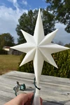 Frosted Star Led Christmas Tree Topper, 11", By Holiday Time. Fixed Price $14.99.