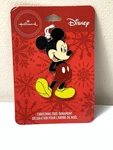 Hallmark Disney Mickey Mouse Flat Metal Christmas Tree Ornament New 3. Fixed Price $10.00.
