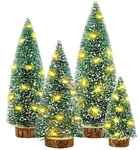 Small Christmas Tree With Lights, 4 Pcs Table Top Mini Wo.... Fixed Price $21.07.