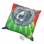 Woodland Black Bear Christmas Indoor Outdoor 18IN Toss Pillow Climaweave. Fixed Price $29.99.