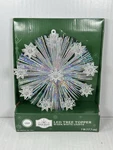 7" Holiday Time Star Warm White Led Light Up Christmas Tree Topper New. Fixed Price $19.95.